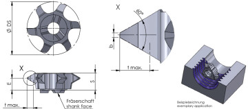 Z610 osaprofiili mittakuva