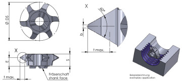 Z618 osaprofiili mittakuva