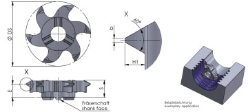 Z618 taysprofiili mittakuva