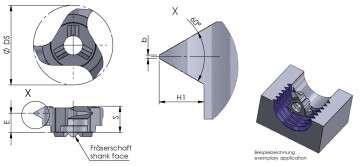 Z22 taysprofiili mittakuva