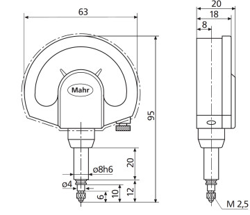 Millimess 1003 1003 T 1002 1002 T mittakuva